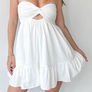 Grey Bandit Summer Breeze Dress in White